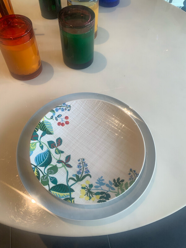 Bernardaud Eclypse Dinner/Cereal Organza Jardin Salad Needs 12