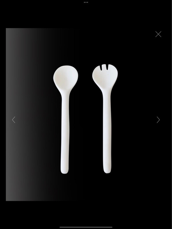 Tina Frey White Large Servers 2 Purchased