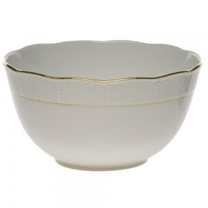 Herend Golden Edge Round Bowl Needs 2 Purchased