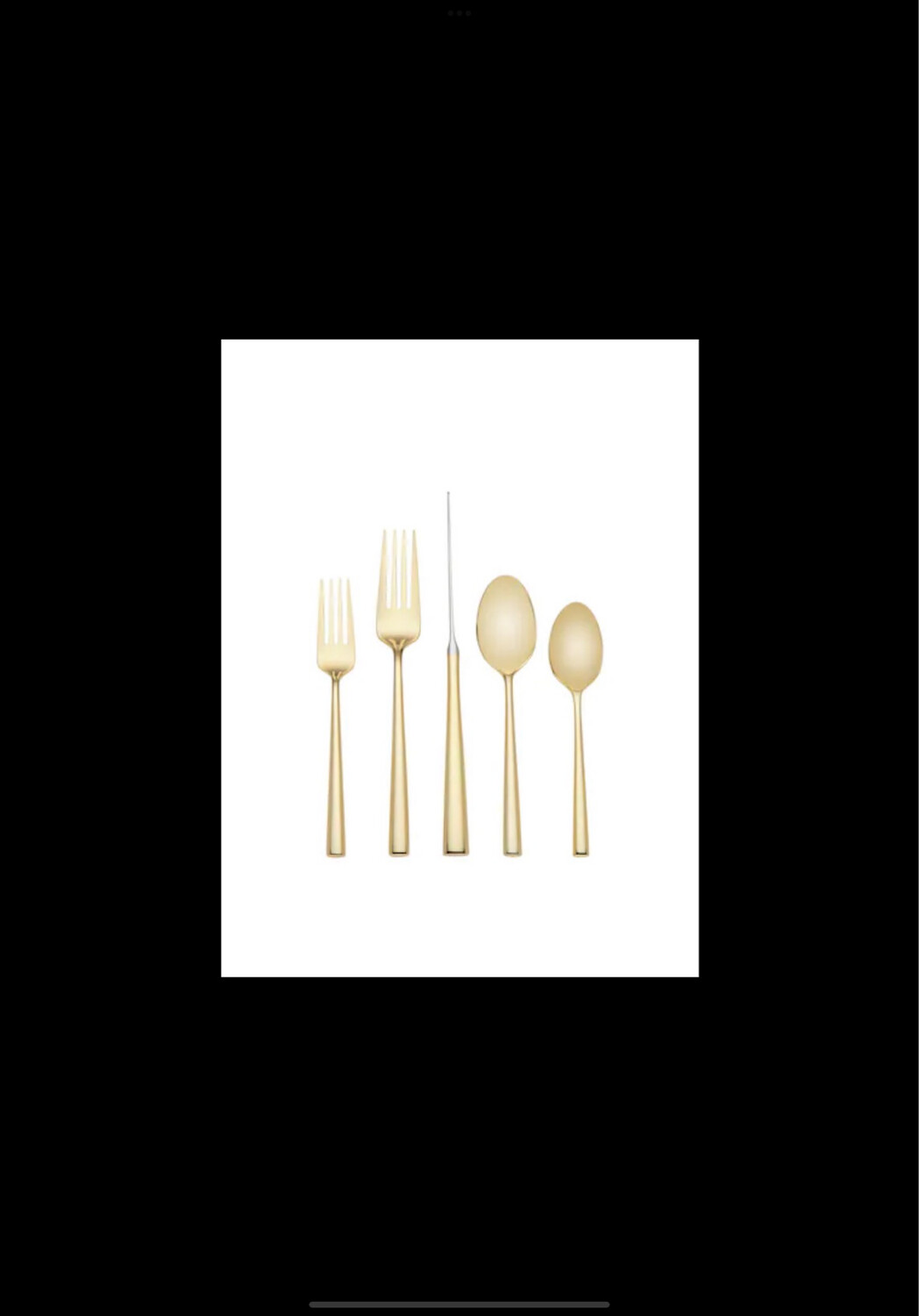 Kate Spade Malmo Gold Flatware Needs 12 1 Purchased Needs 11