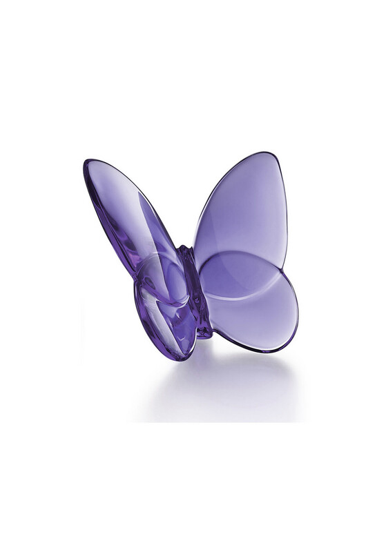 Baccarat Crystal Purple Butterfly