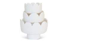 Tina Frey Fleur Footed Bowl