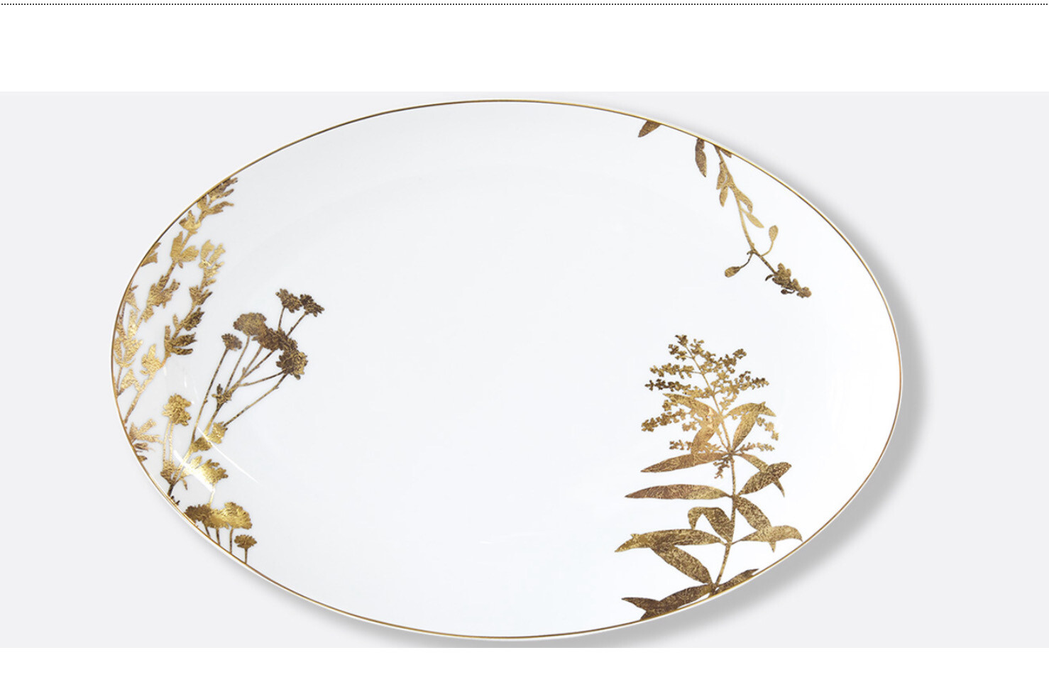 Bernardaud Vegetal Or 15” Platter PURCHASED