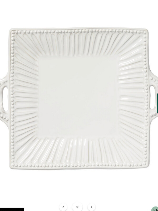 Vietri Incanto stone Square tray with handles PURCHASED