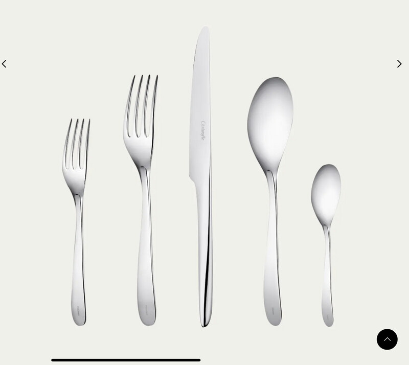 Christofle Lame Flatware Needs 16