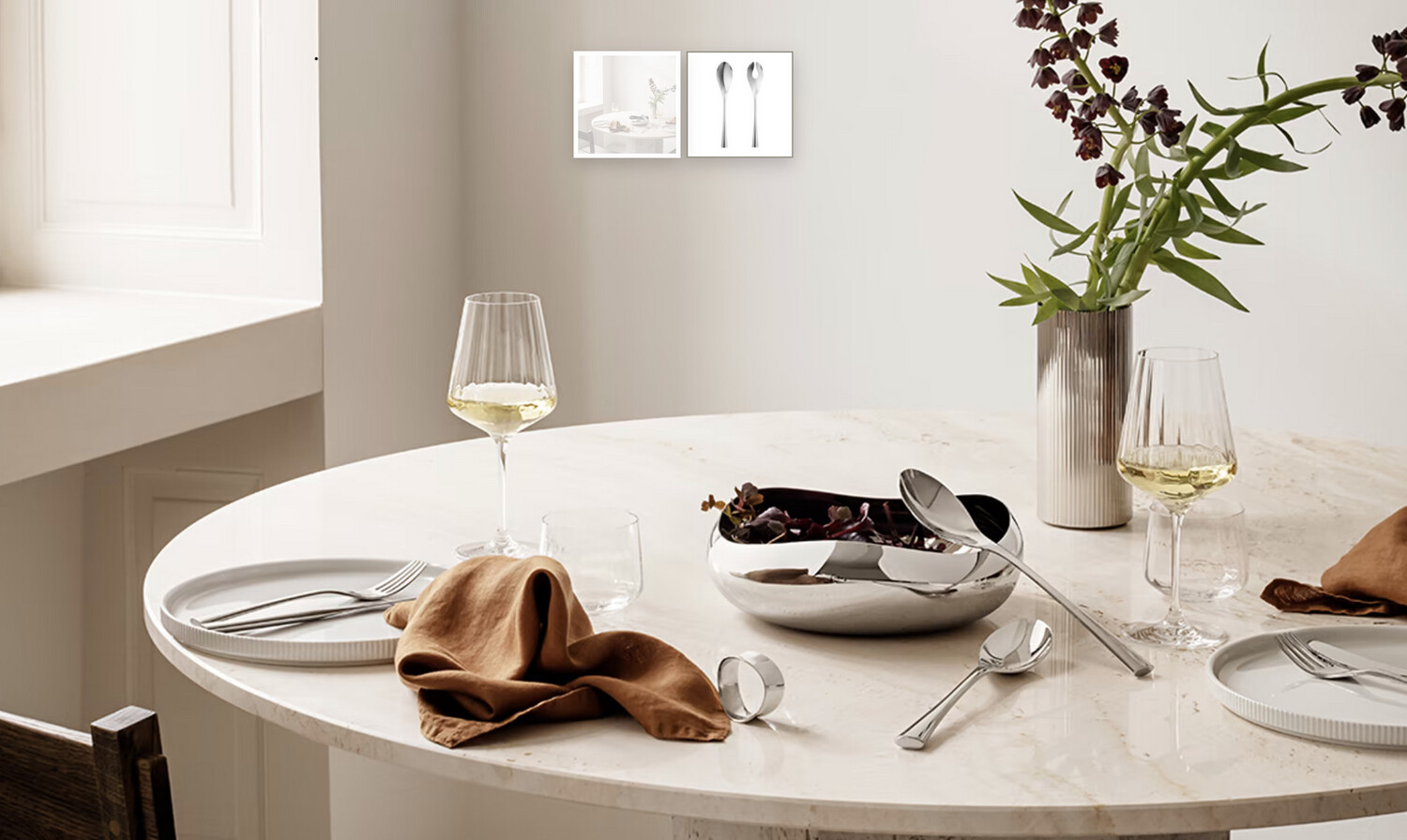Georg Jensen Cobra Salad Servers