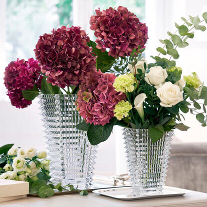 Baccarat Crystal Clear Eye Vase