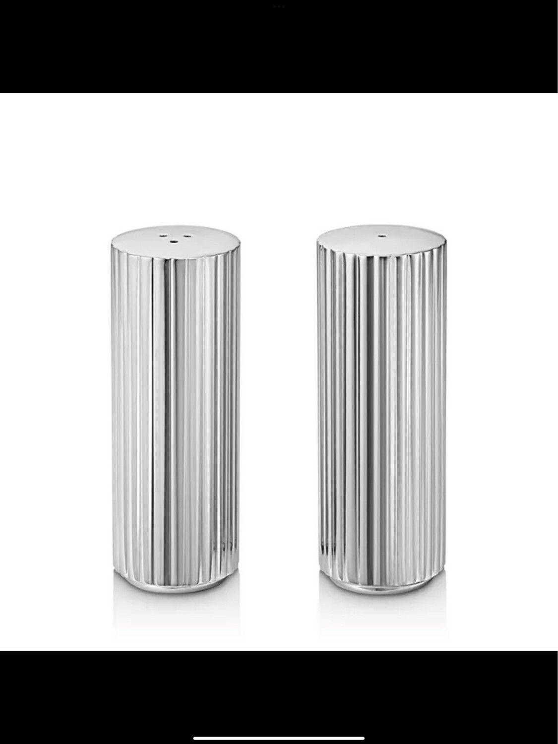 Georg Jensen Bernadotte Salt And Pepper Shakers