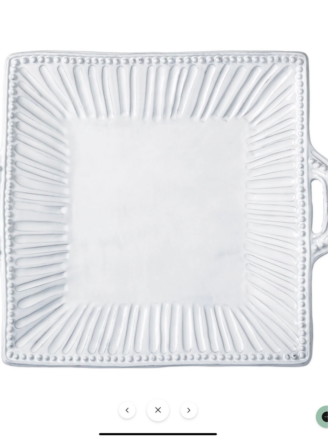 Vietri Incanto Stone Square Platter