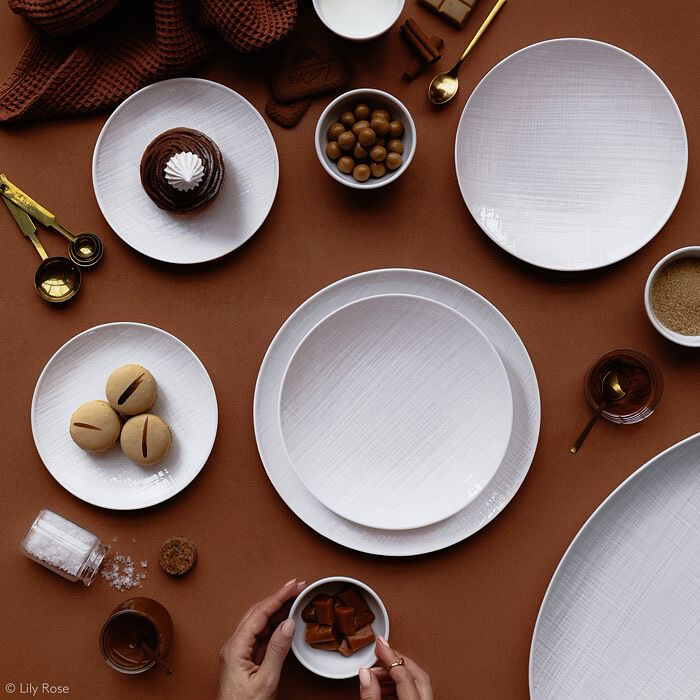 Bernardaud Organza Dinnerware- Dinner, Salad, Coupe Soup 9 Purchased Needs 3