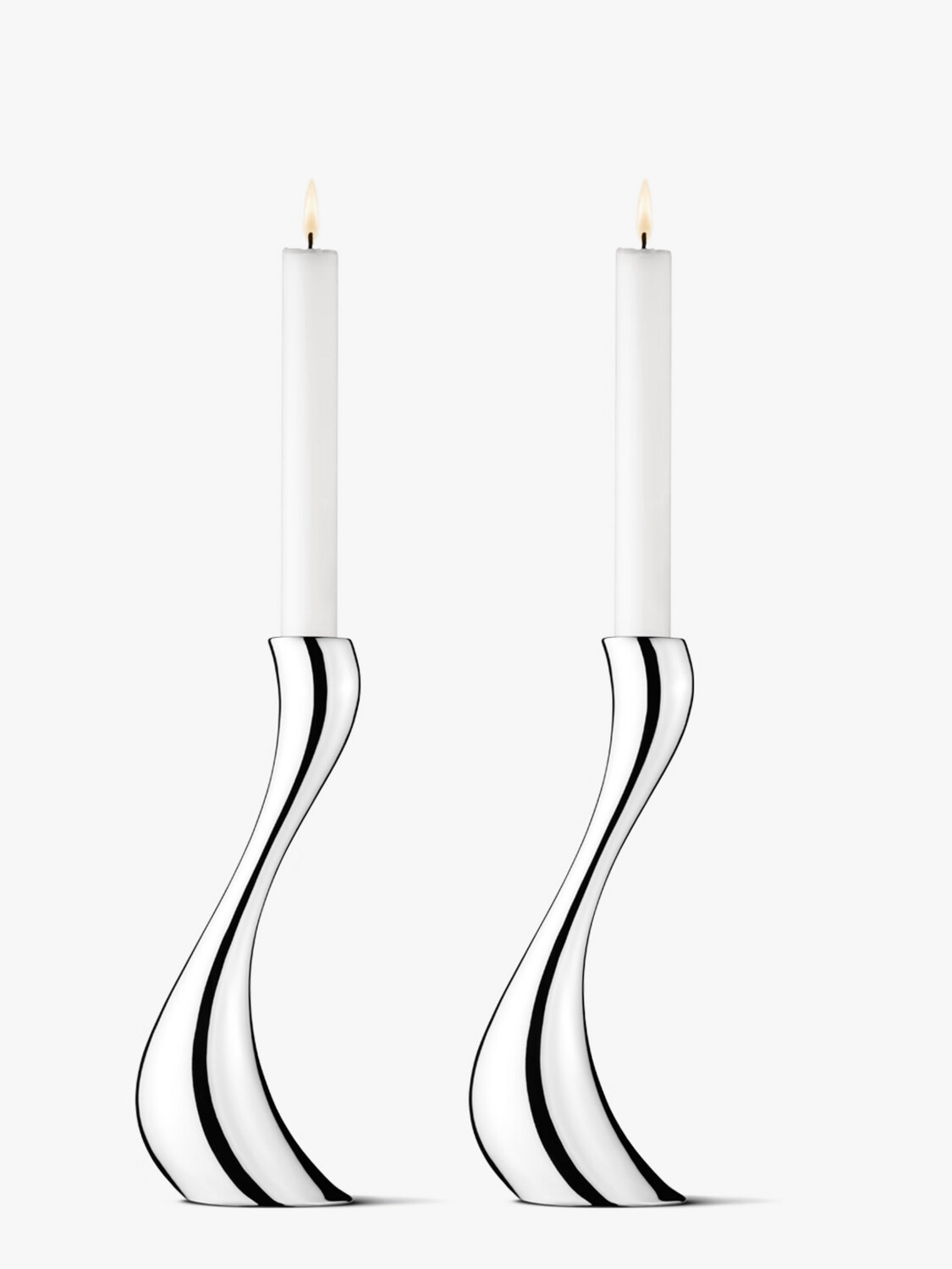 Georg Jensen Large Cobra Candlesticks PURCHASED