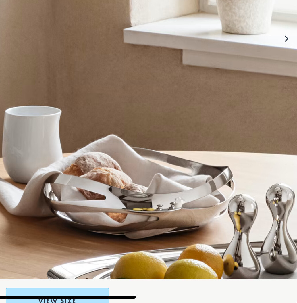 Georg Jensen Cobra Bread Basket PURCHASED