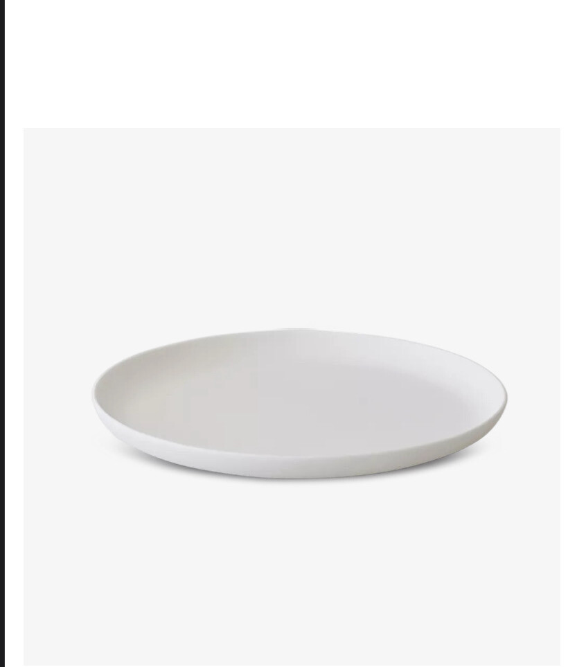 Tina Frey Modern White L Platter