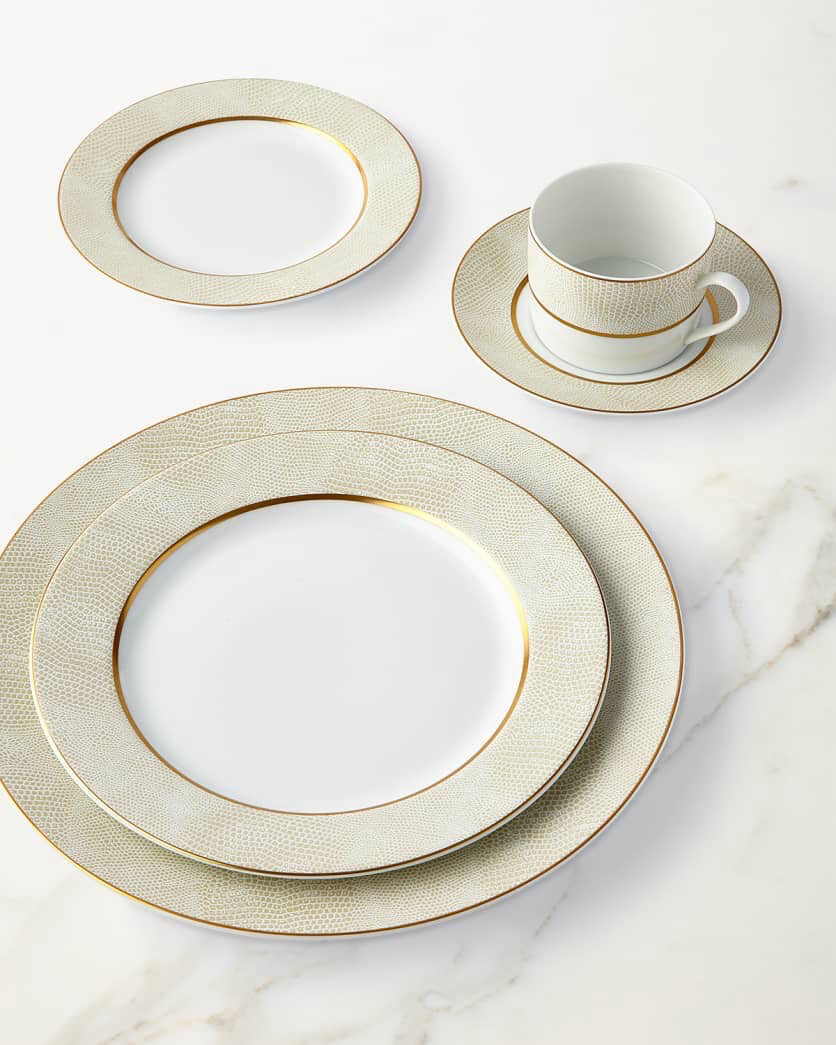 Bernardaud Sauvage Or Dinner/ Salad/ Bread&amp;Butter/ Coupe Soup Needs 16