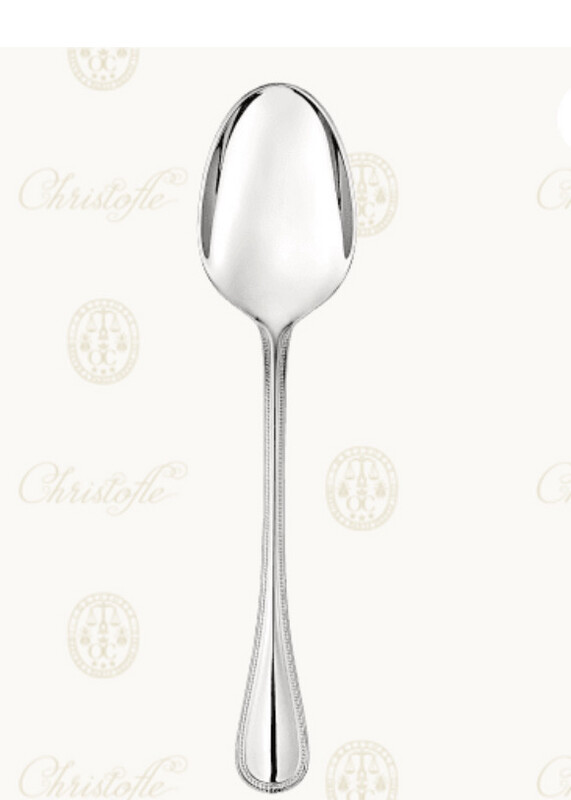 Christofle Perles Stainless Serving Spoon Needs 5