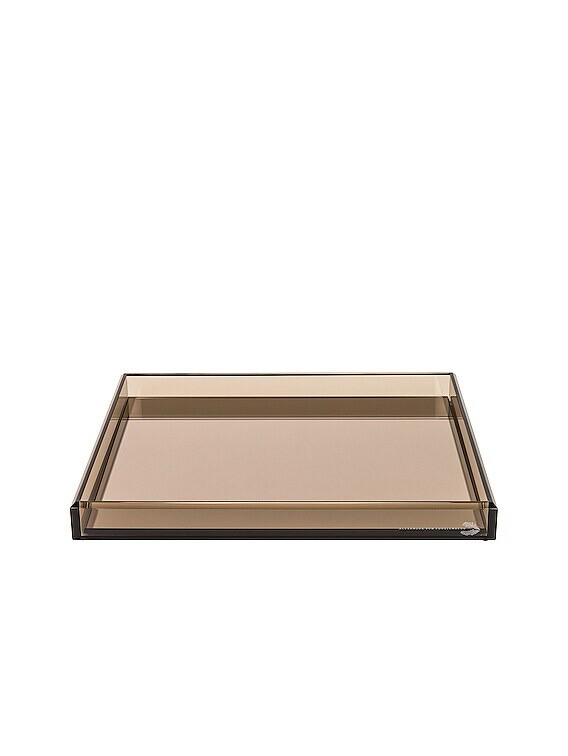 Avf Mirrored Tray In Bronze