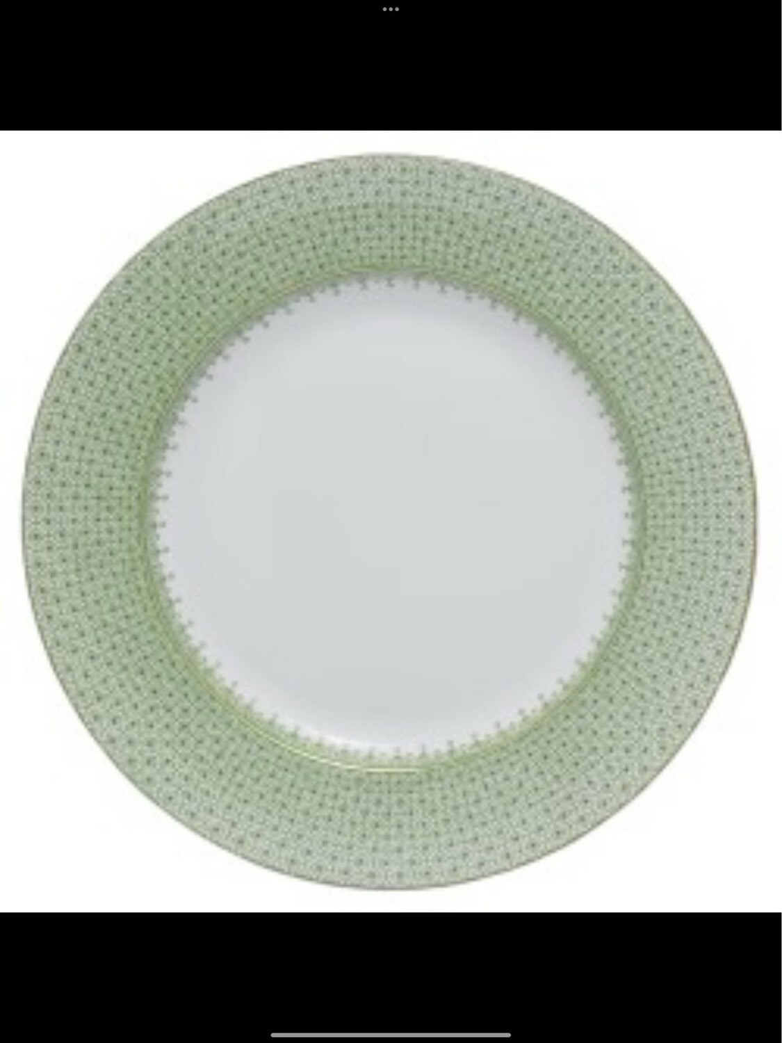 Mottahedeh Lace Charger Apple