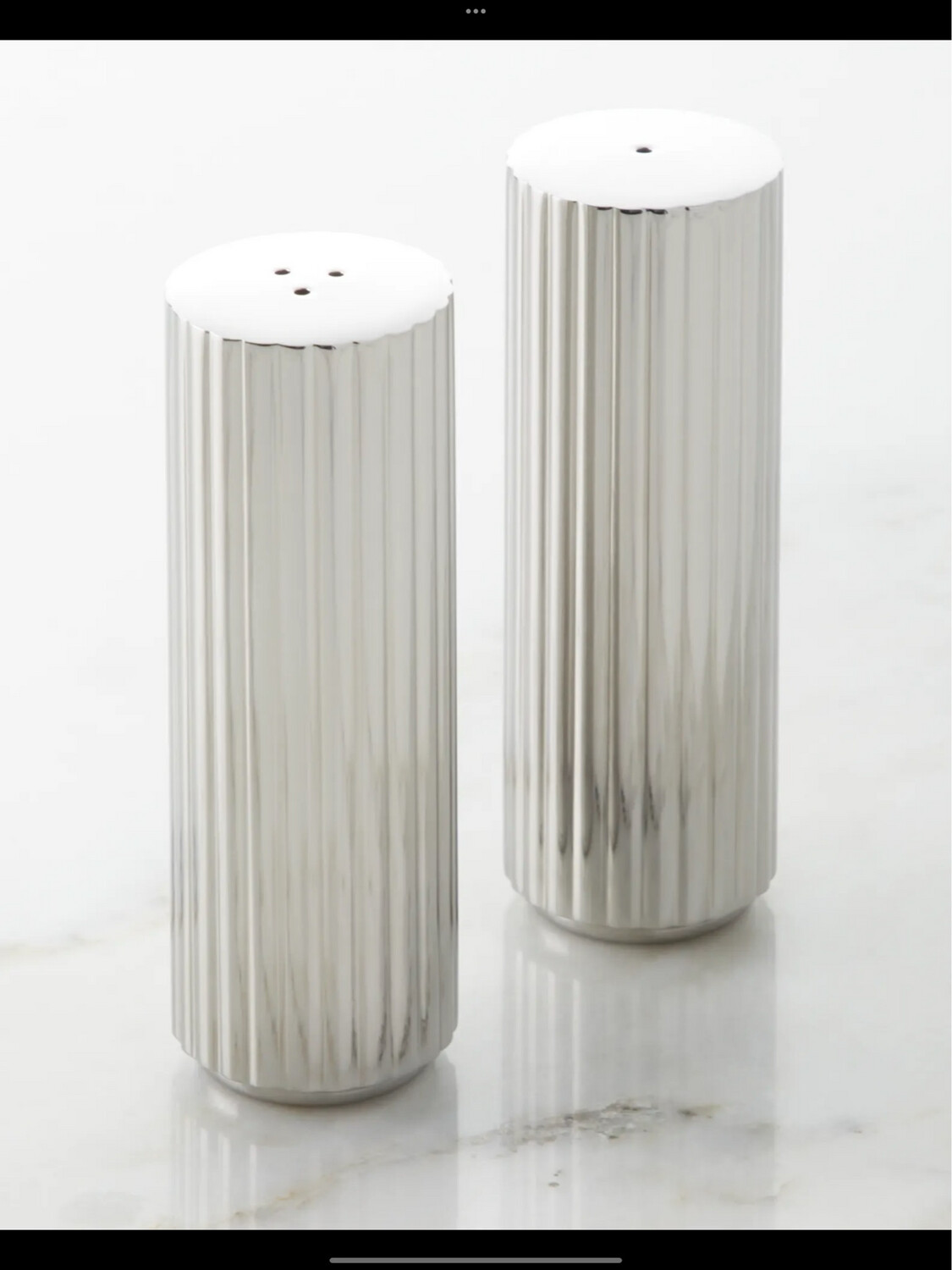 GEORG JENSEN Bernadotte Salt and Pepper Shakers PURCHASED