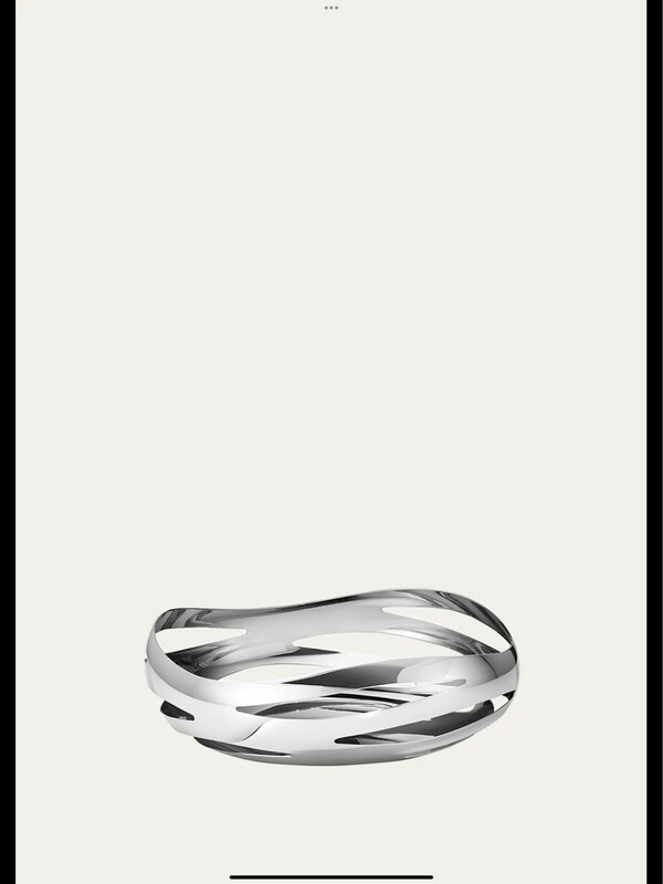 GEORG JENSEN Cobra Fruit and Bread Basket 2 Purchased