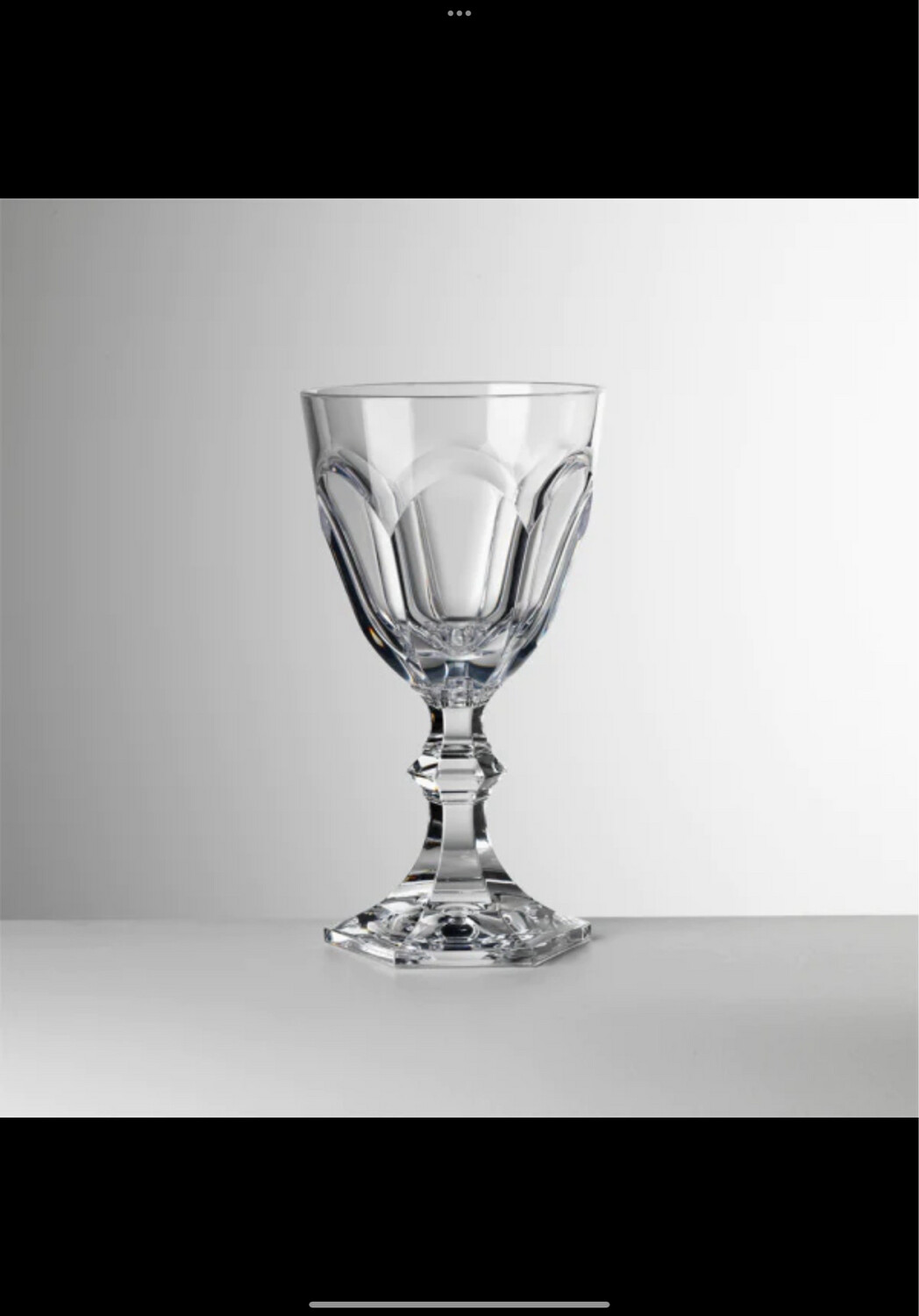 Mario Luca Dolce Vita Water Goblets 12 PURCHASED Needs 0
