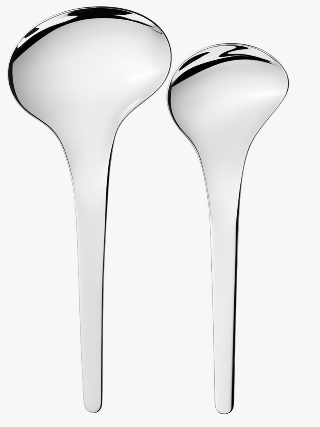 Georg Jensen Bloom 2 Piece Serving Spoon Set Purchased