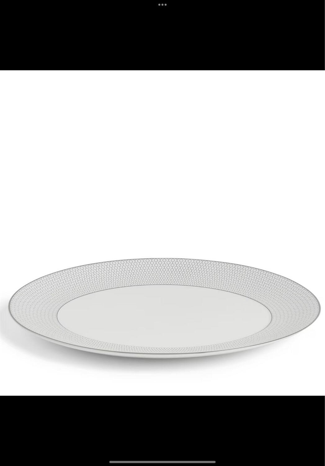 Wedgwood Gio Platinum Oval Platter Needs 2 1 Purchased Needs 1