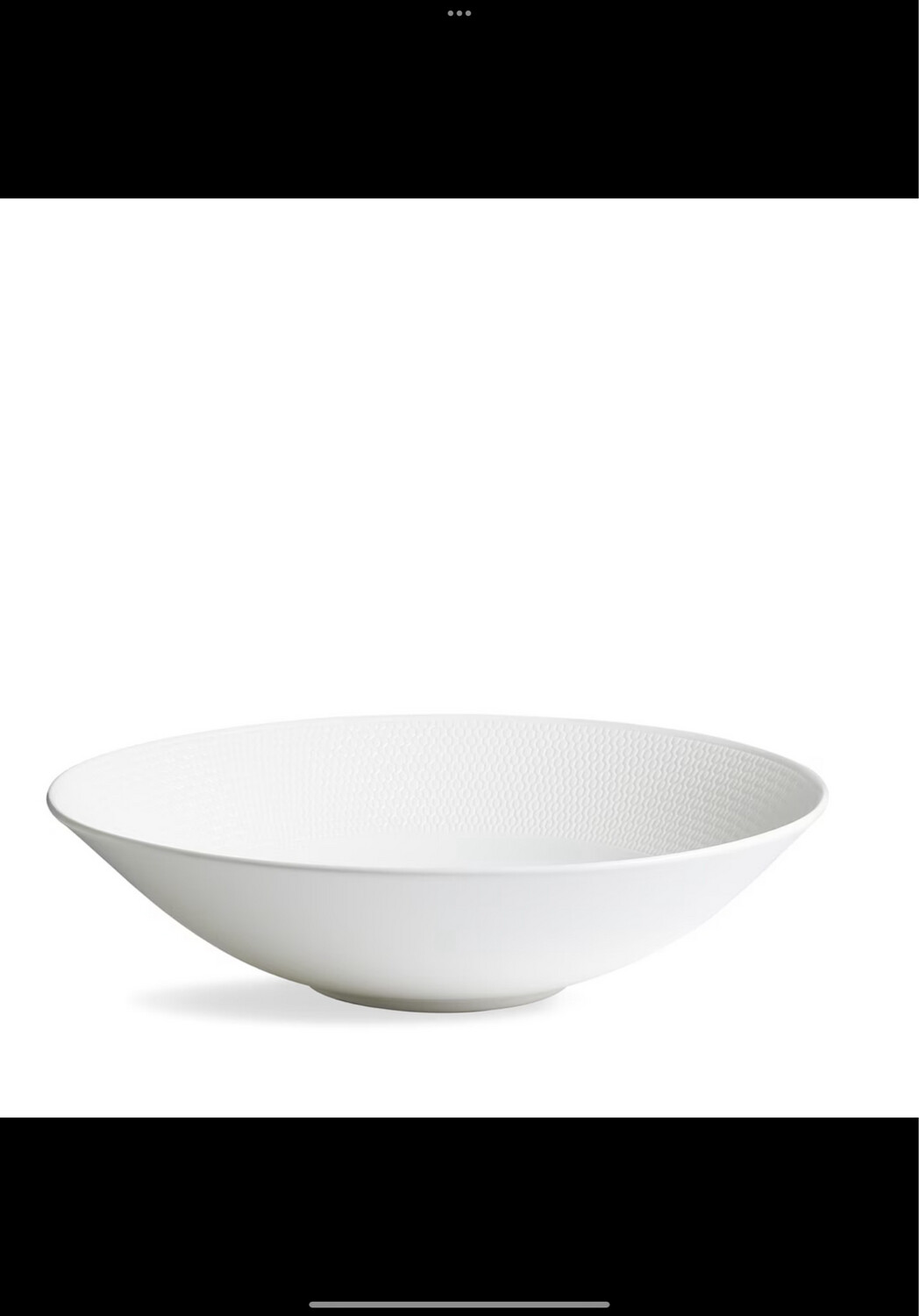 Wedgwood Gio White Serving Bowl