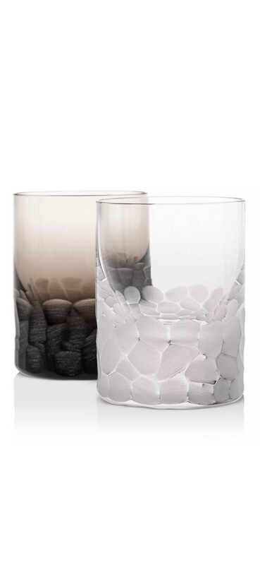 Moser Pebbles Shot Set 3 Black 3 Clear