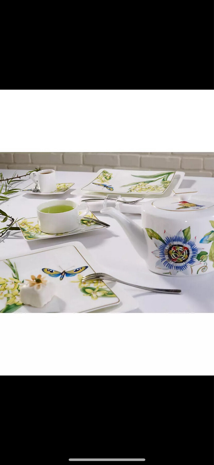 Villeroy Amazonia Salad Plates 4 PURCHASED NEEDS 8