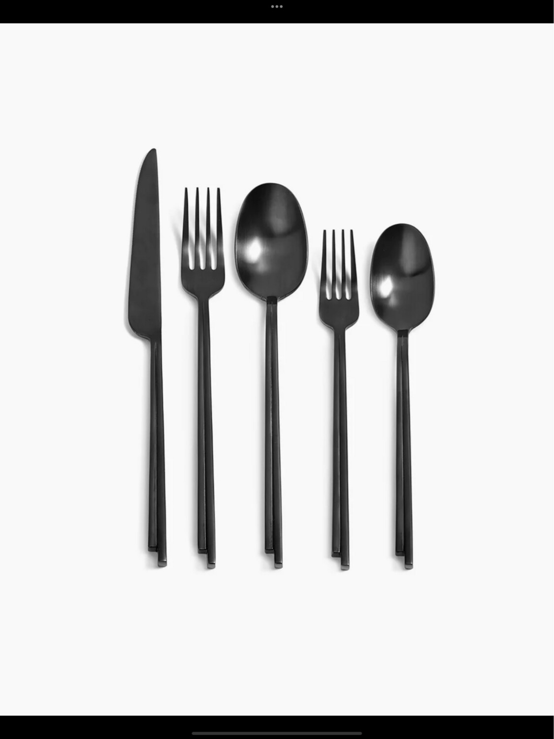 Kelly Wearstler Black Flatware Needs 12