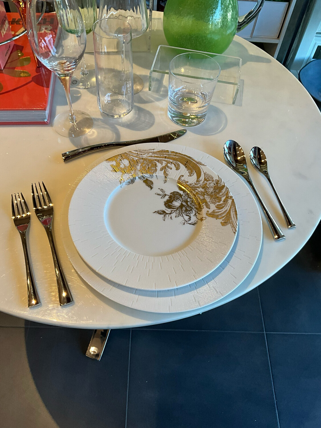 Haviland Stanislas Gold Salad Plates 4 PURCHASED Needs 10