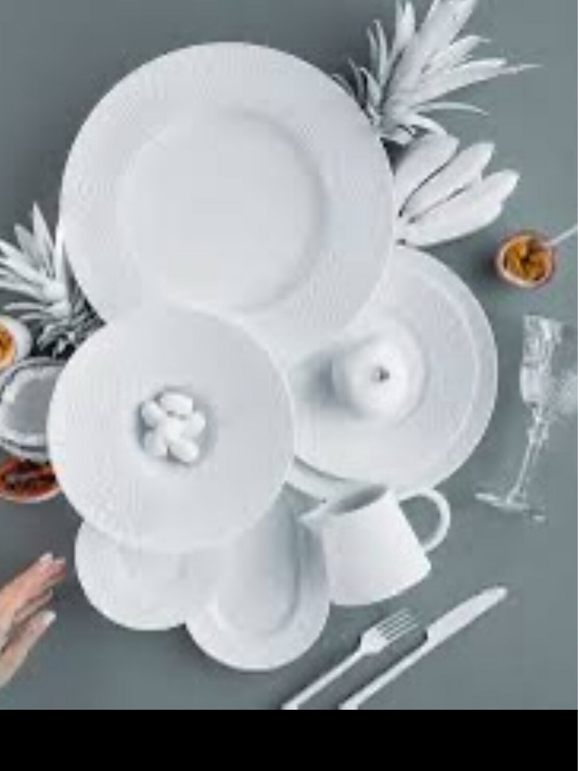Bernadaud Ecume White Dinnerware. Dinner, Salad, New Rim Soup Needs 12
