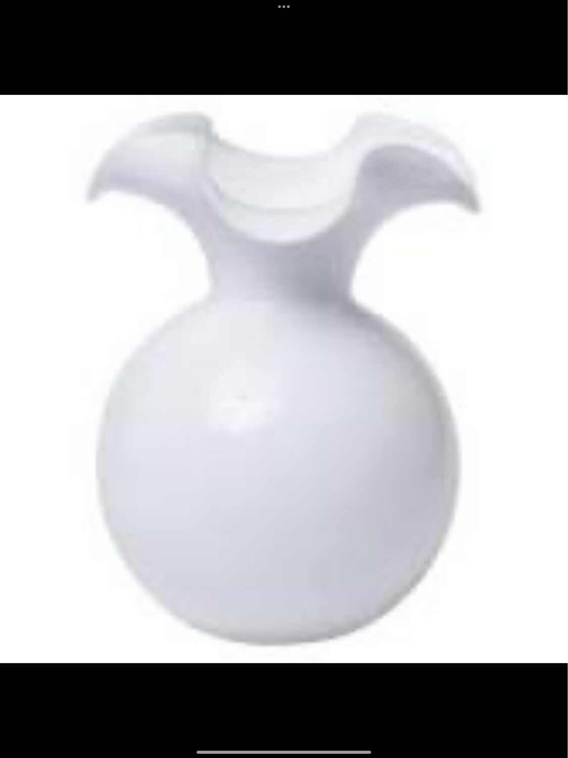 Alessi White Vase LARGE
