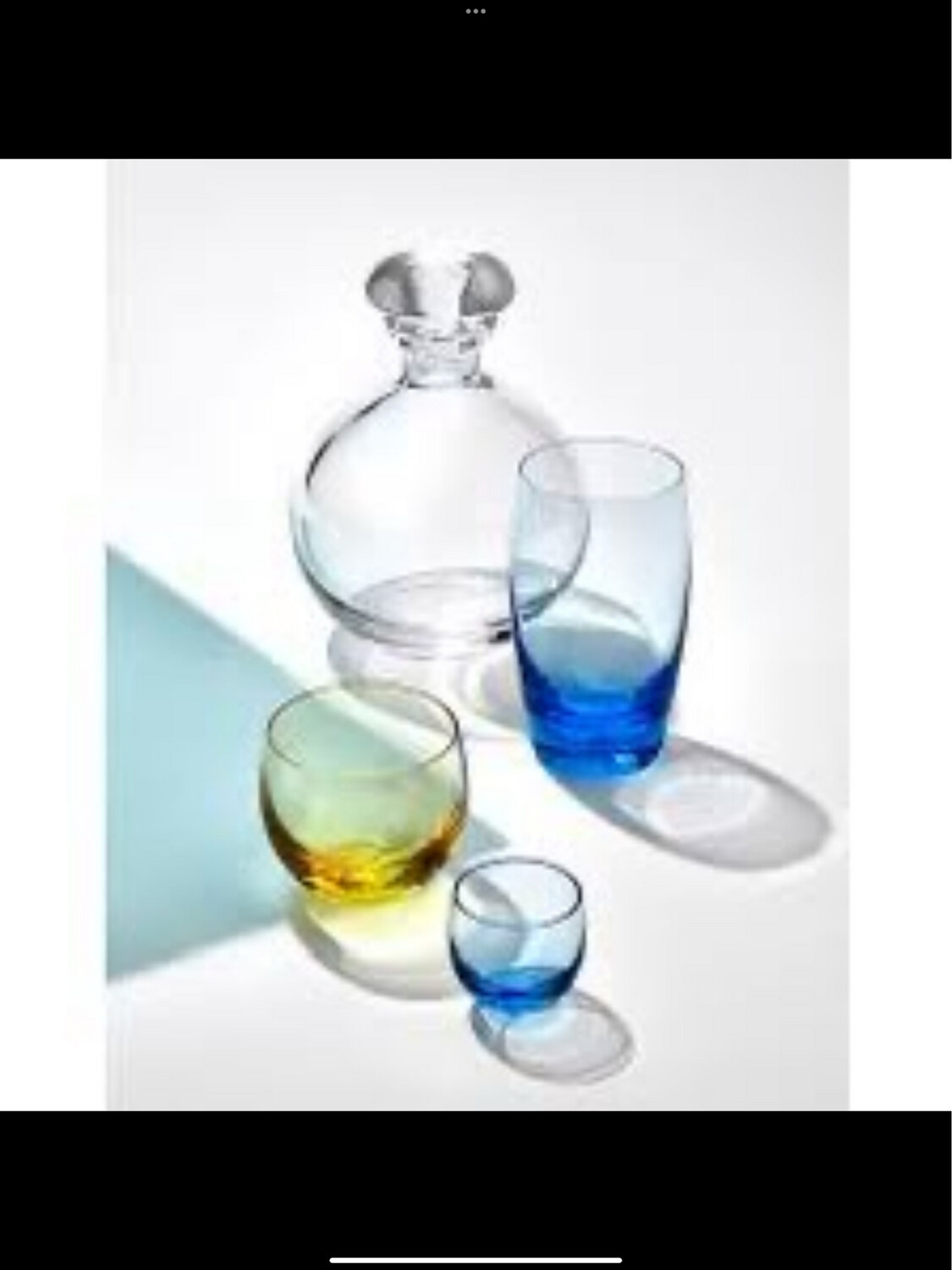 Moser Culbuto Shot Glasses Set Of 6 PURCHASED