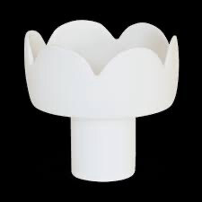 Tina Frey Footed Large White Fleur Bowl Purchased