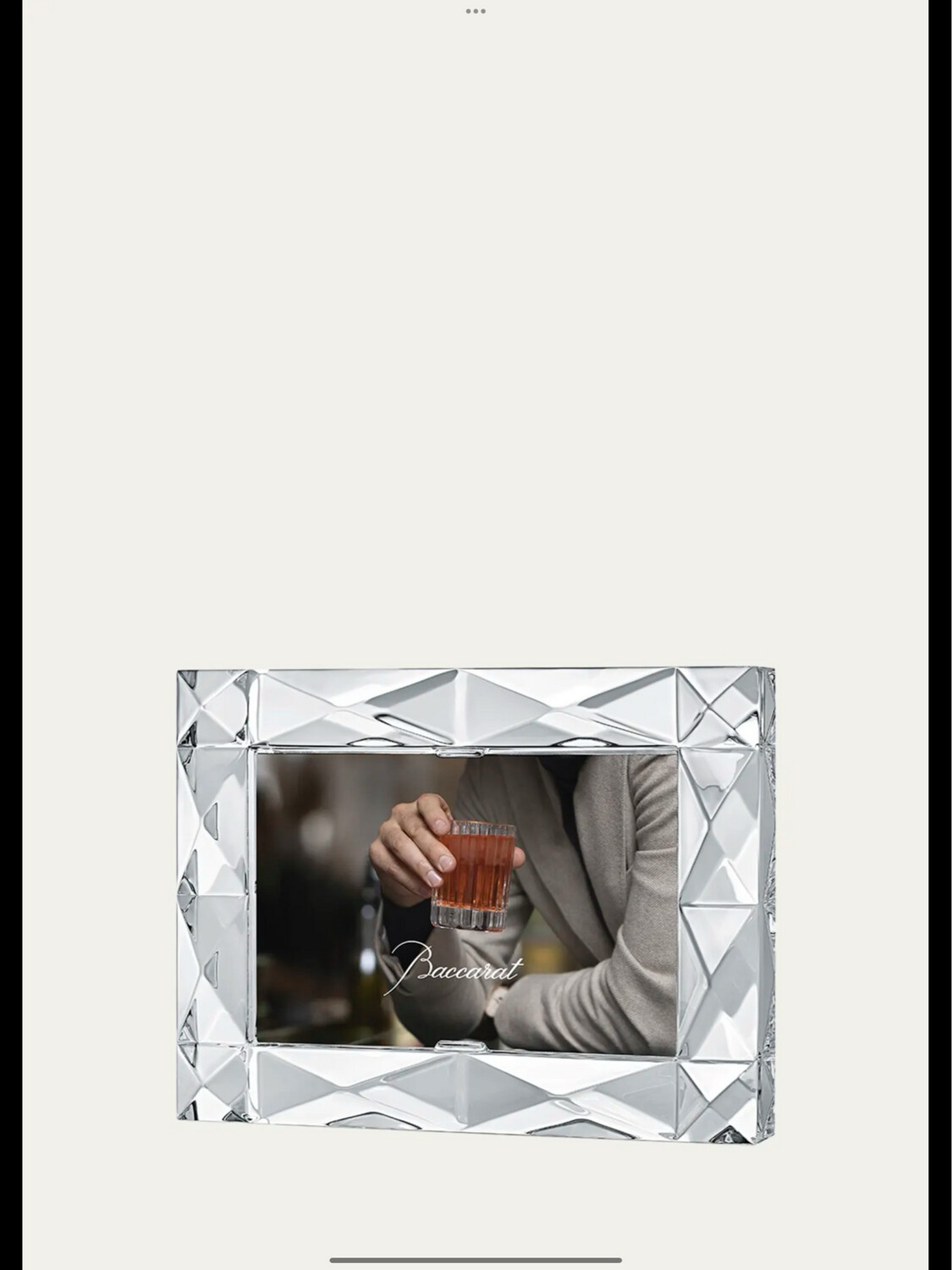 Baccarat Crystal Louxor Frame