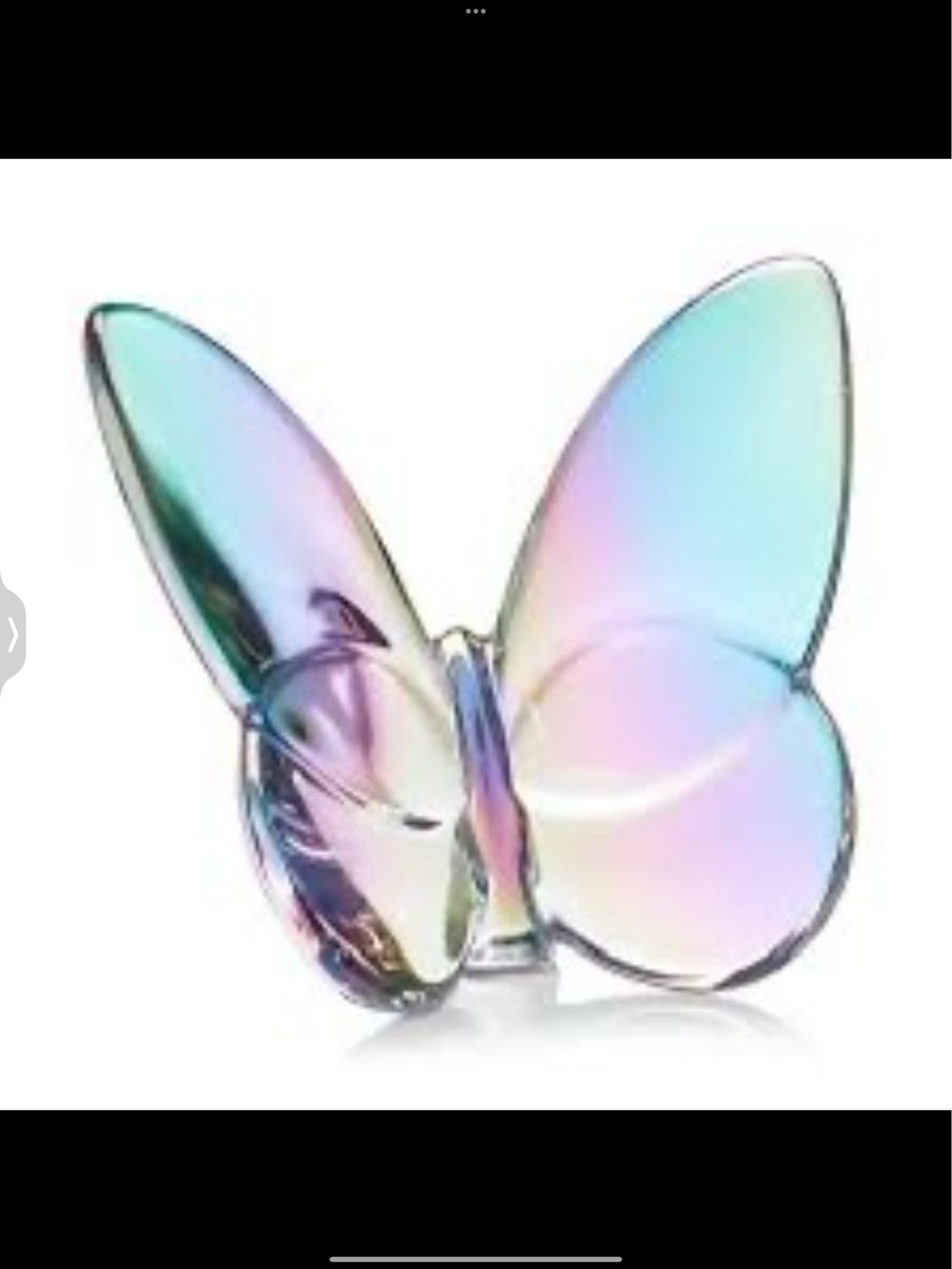 Baccarat Iridescent Butterfly
