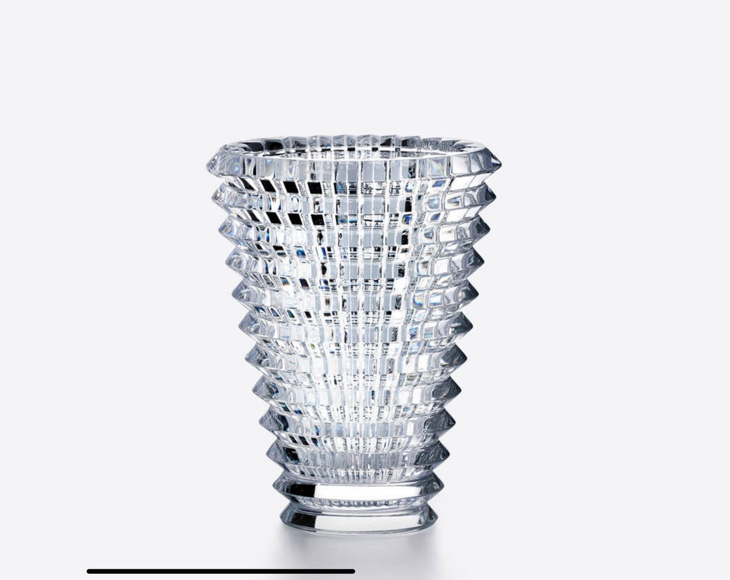 Baccarat Oval Eye Vase S
