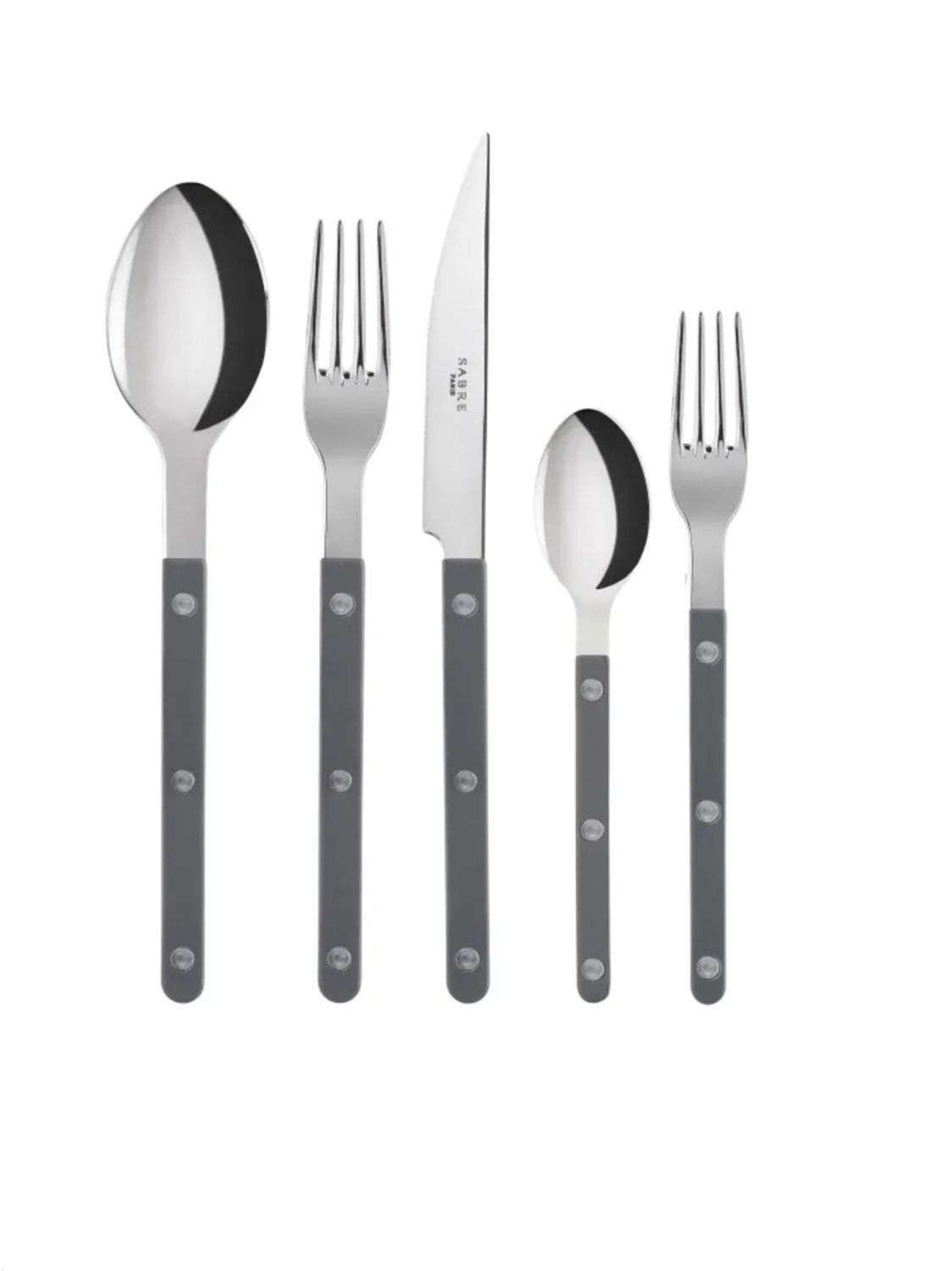 Sabre Bistro Grey Flatware 12 Place Settings