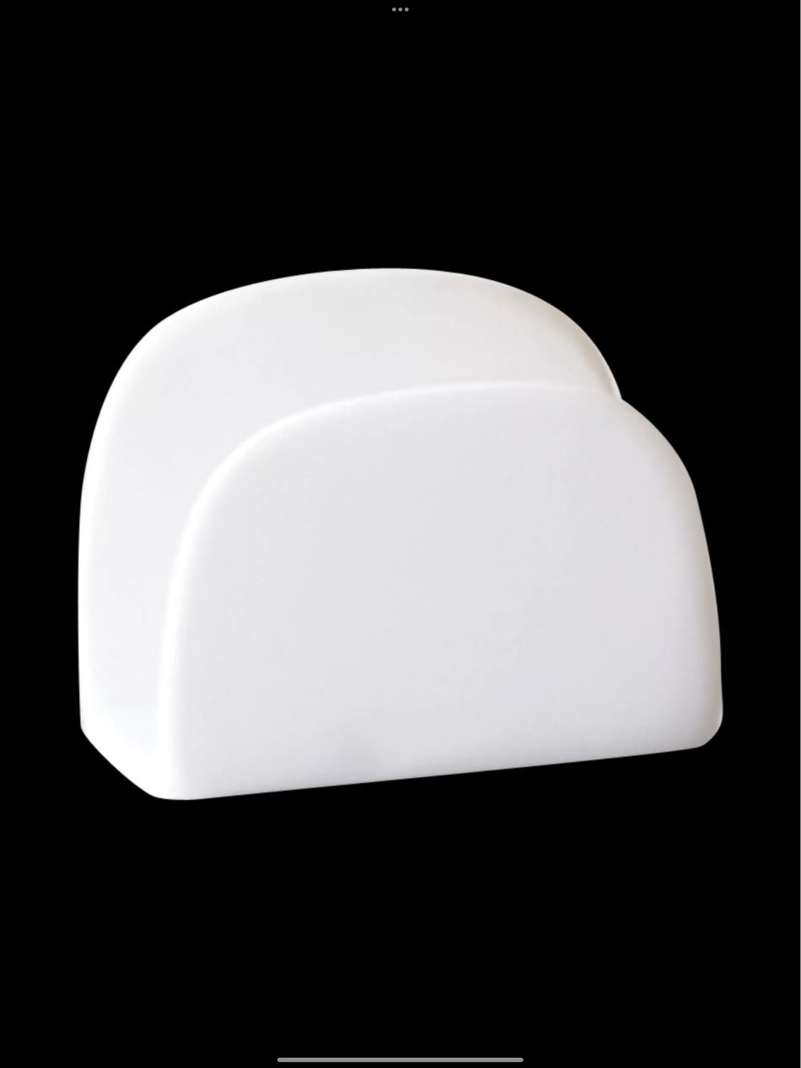 Tina Frey Napkin Holder White