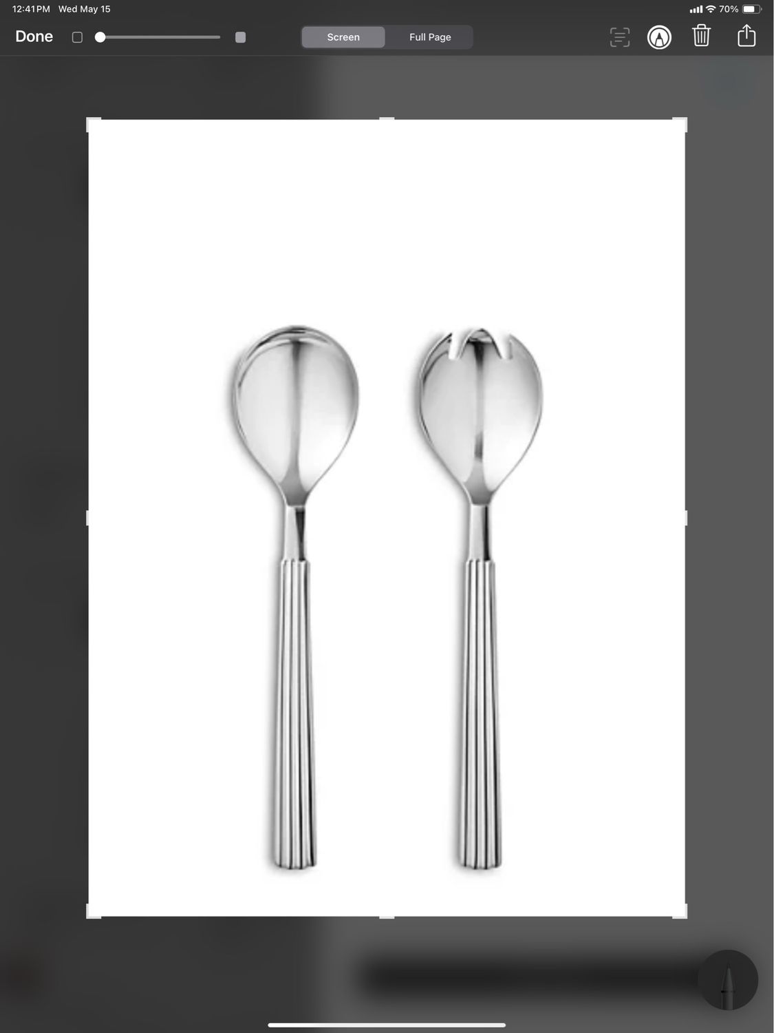 Georg Jensen Bernadotte Salad Set