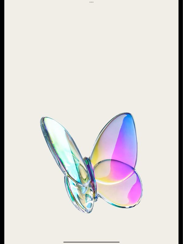 Baccarat Iridescent Butterfly