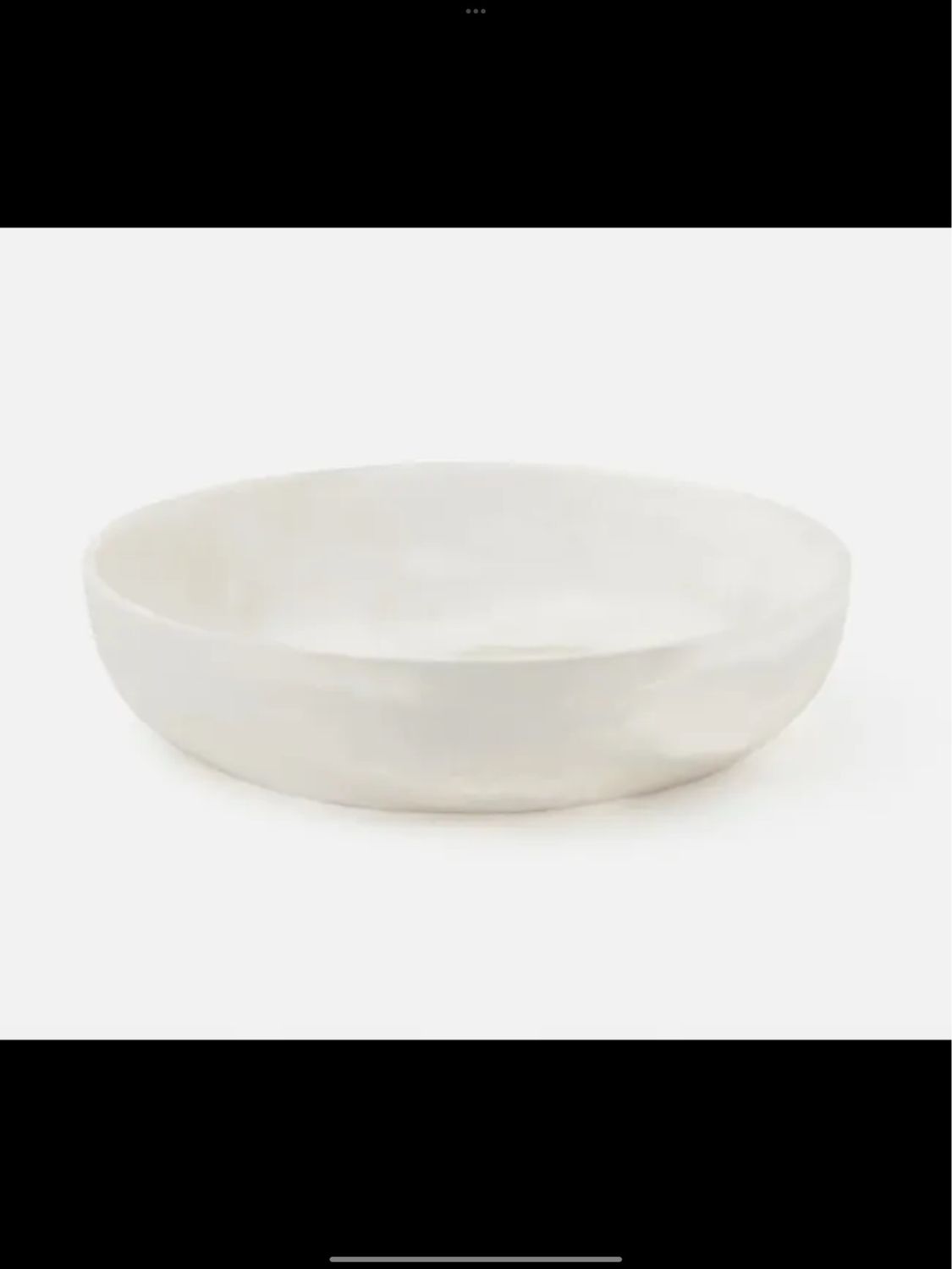 Blue Pheasant Large White Hugo Bowl