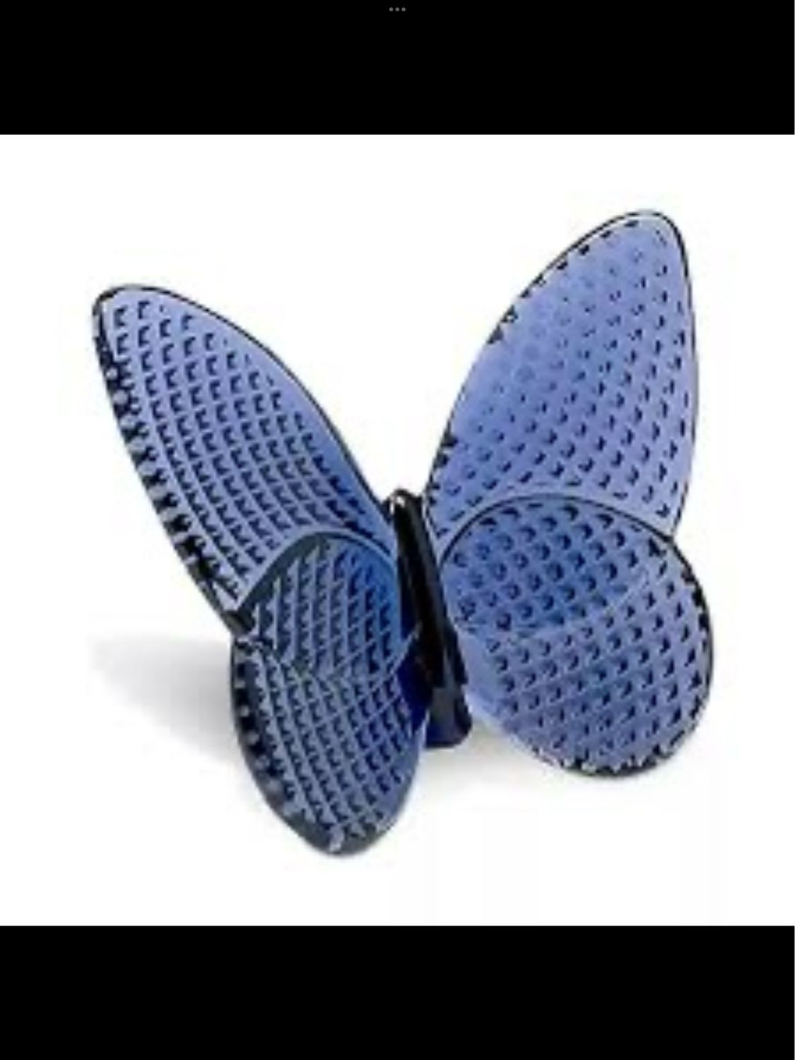 Baccarat Diamante Blue Butterfly