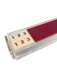Luxe Dominoes Red Acrylic Rummikub