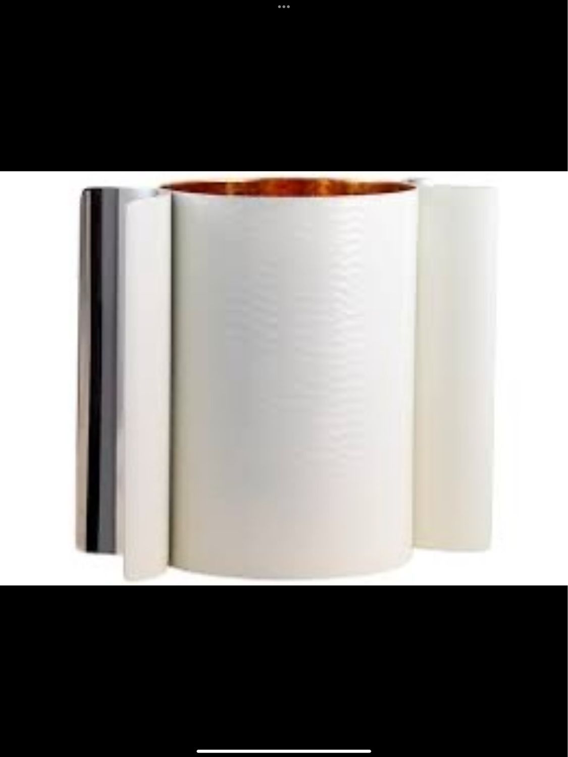 Enameled White Washing Cup