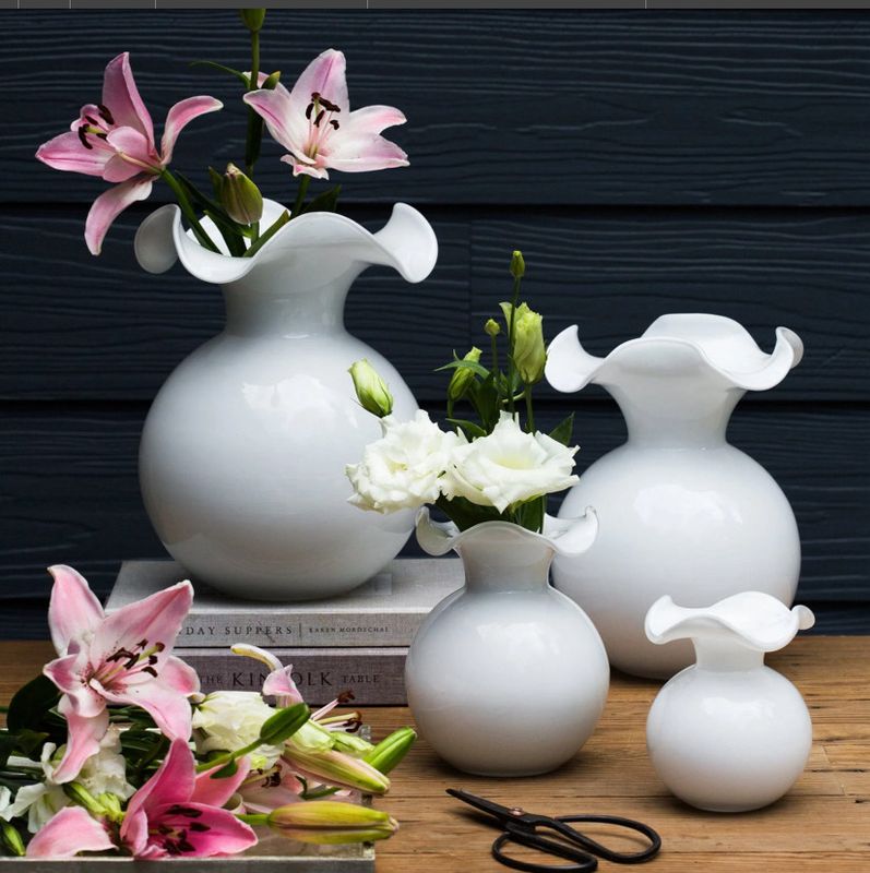 Vietri Bud Vase White