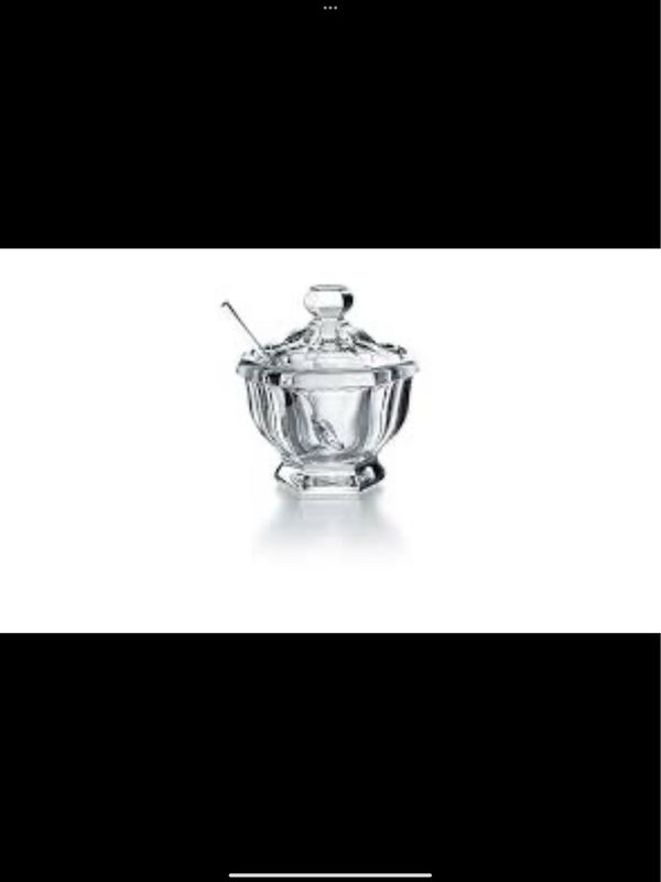 Baccarat Crystal Jam Jar Purchased