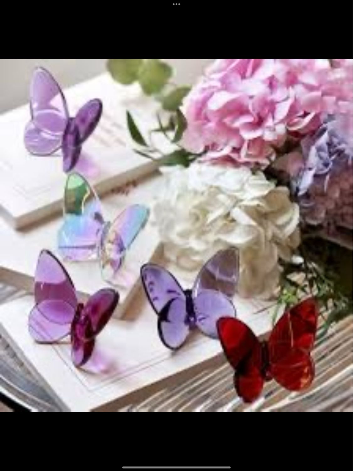 Baccarat Crystal Purple Butterfly PURCHASED