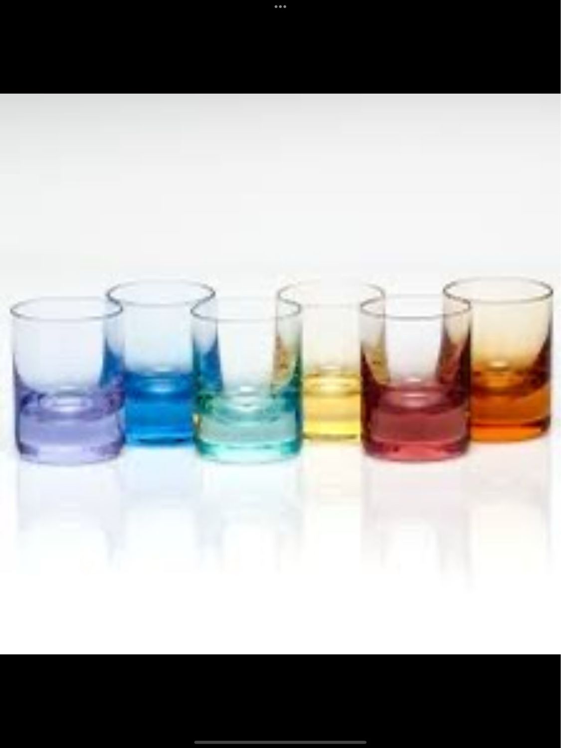 Moser Crystal Set Of 6 Whiskey Shots,